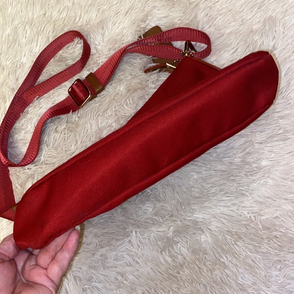 Coach Red Canvas & brown leather bag adjustable shoulder strap - Picture 5 of 11